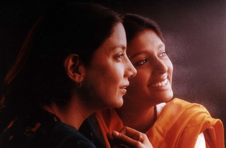 Film star Shabana Azmi and Nandita Das in film FIRE. Express archive photo